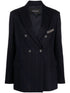 stripe-detail double-breasted blazer